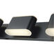 Bianca LED 25.6 inch Black Bath Vanity Light Wall Light